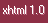 xhtml 1.0 strict